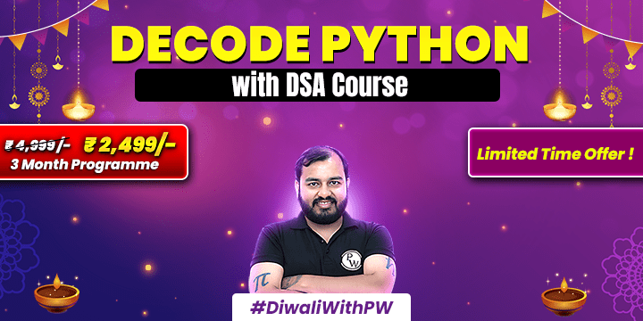 PW SKILLS Decode Python with DSA Coupon Code