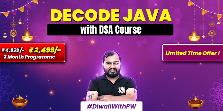 PW SKILLS Decode Java with DSA Coupon Code