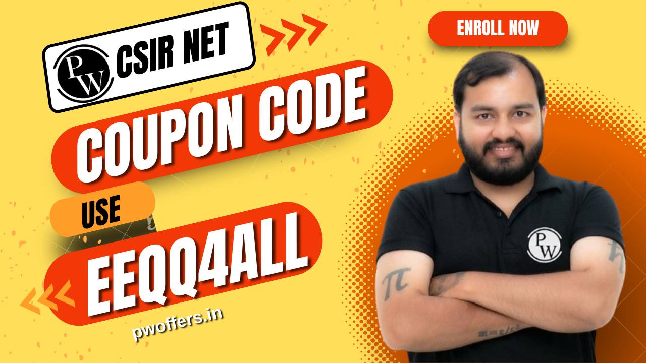 pw csir net coupon code