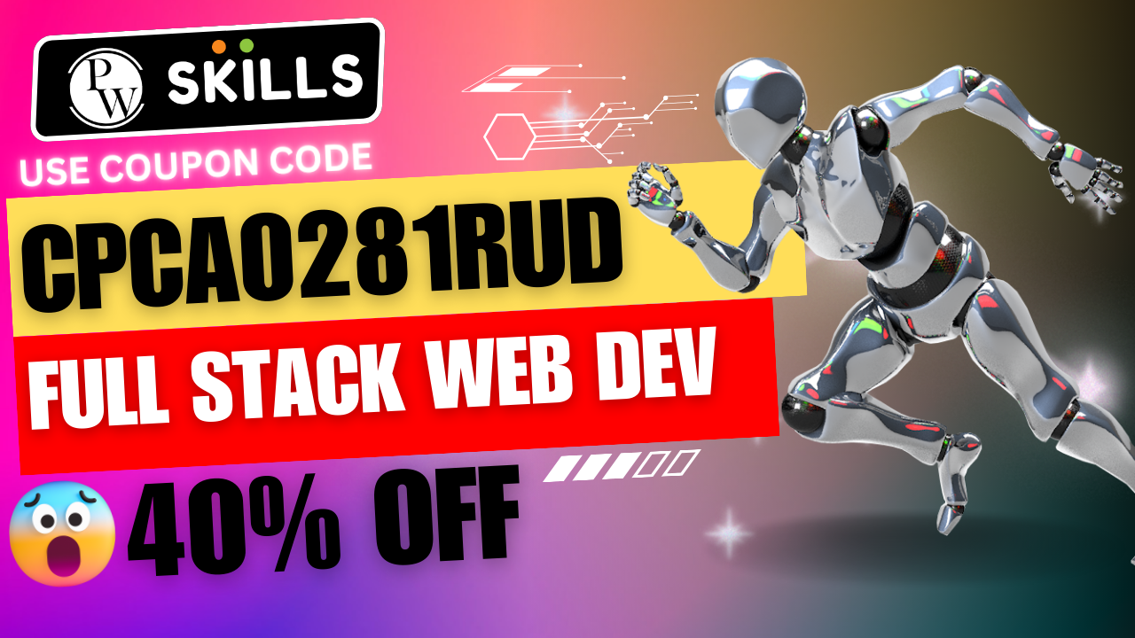 PW SKILLS Full Stack Development Course Coupon Code