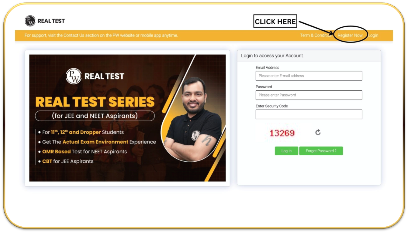 pw real test coupon code